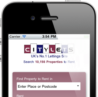 Citylets mobile screenshot