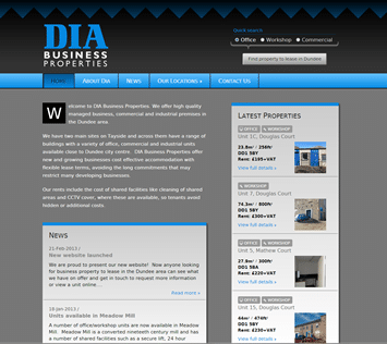 DIA Business Properties screenshot