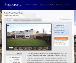 Property details showing large image gallery