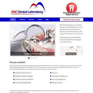 RAC Dental Lab screenshot