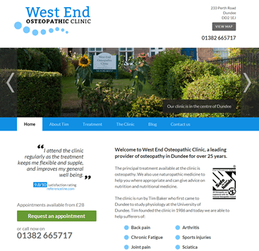 West End Osteopathic Clinic screenshot