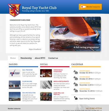 Royal Tay Yacht Club screenshot