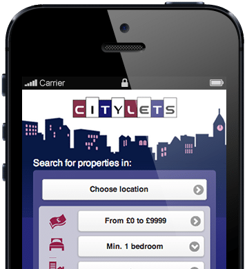 Citylets mobile screenshot