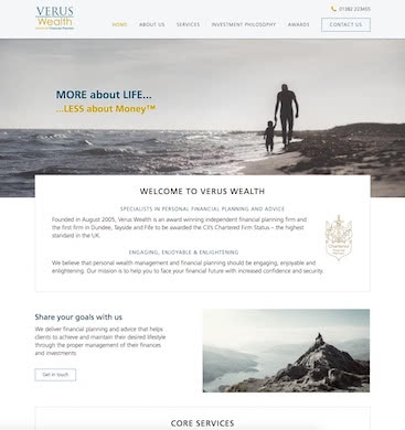 Verus Wealth Management screenshot