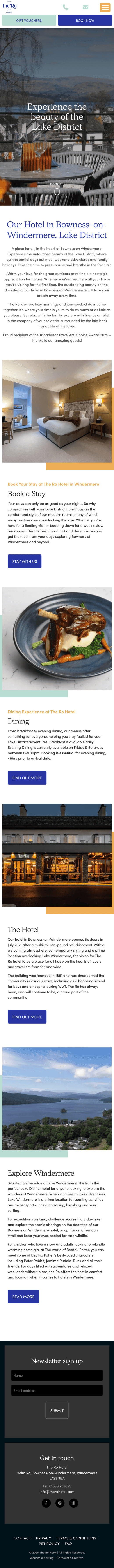 therohotel.com mobile screenshot
