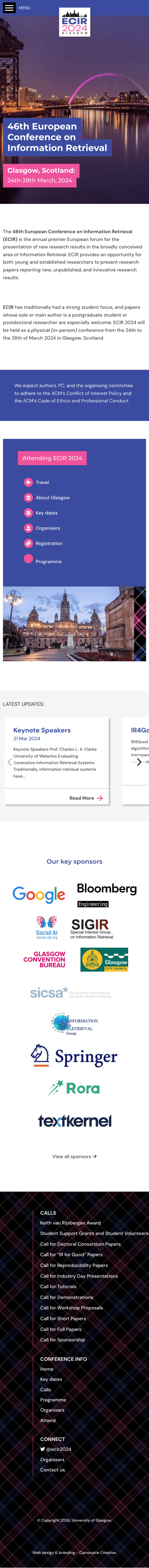 www.ecir2024.org mobile screenshot
